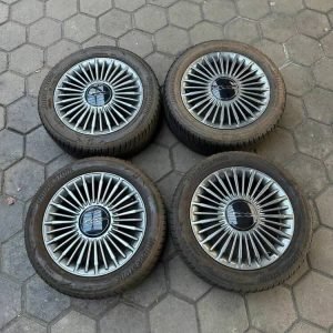 jantes alliage diamantées d'origine Fiat 500/500e avec pneus hiver