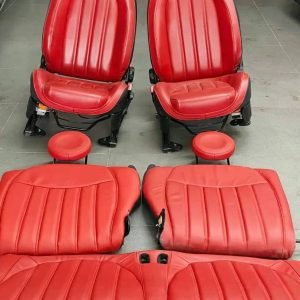 Abarth 500/595/695 Sièges en cuir rouge