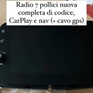 Nouvelle radio 7 pouces complète avec code, CarPlay et navigation (+ câble GPS)