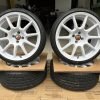 Fiat 500 ABARTH / Jantes 8.5x18 / Yokohama ADVAN / BLANC / NEUF