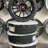 Roues complètes d'hiver Pirelli d'origine Fiat 500 Abarth 17 pouces mat.